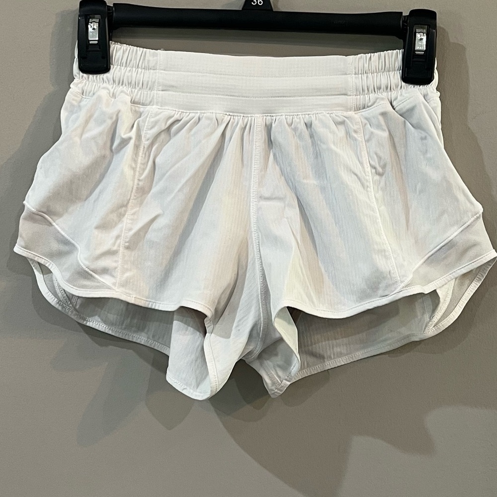 lululemon athletica White Athletic Shorts